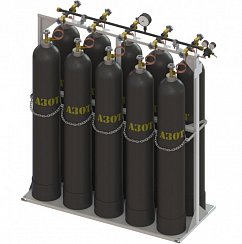 Рампа разрядная азотная РРАз-1х10-200-50 исп.6