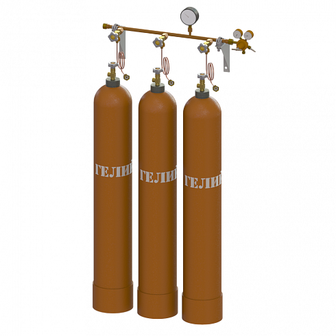 Рампа разрядная для гелия РРГ-1х3-200-50 исп.1