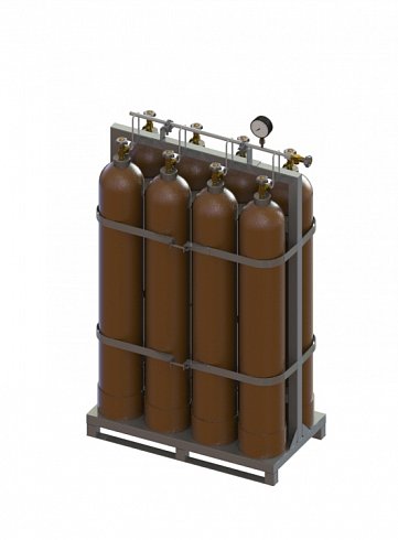 Моноблок для гелия 8х50-200Л