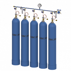 Рампа разрядная кислородная РРК-1х5-200-50 исп.1