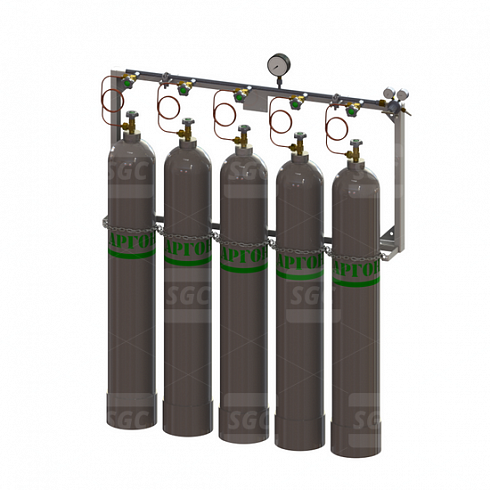 Рампа разрядная аргоновая РРАр-1х5-200-50 исп.3